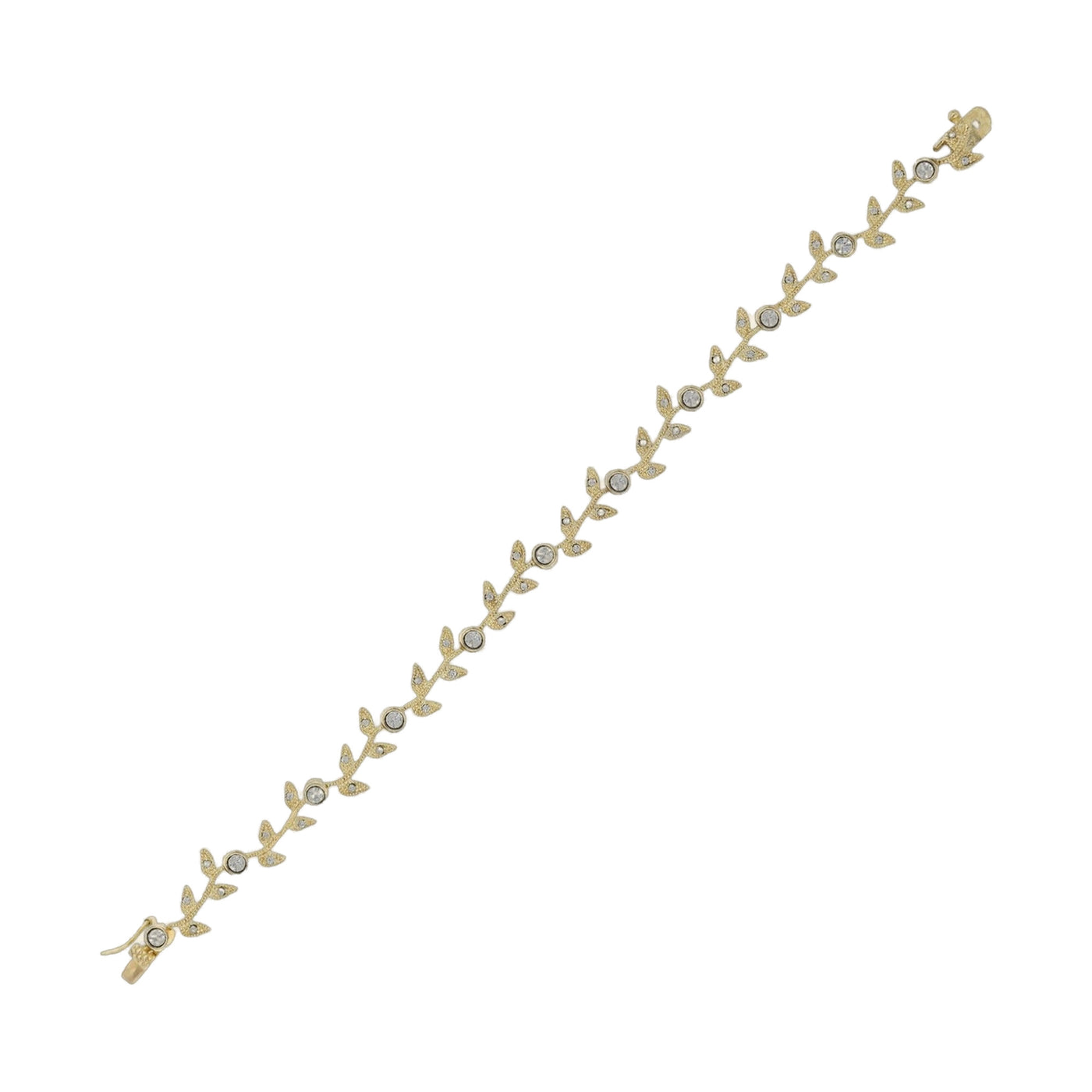 Crystal Leaf Bracelet