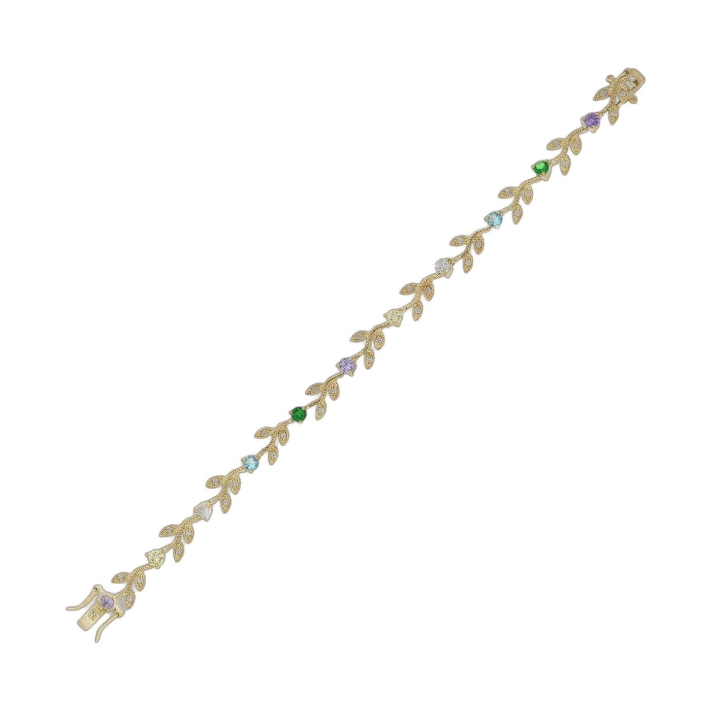 Crystal Leaf Bracelet
