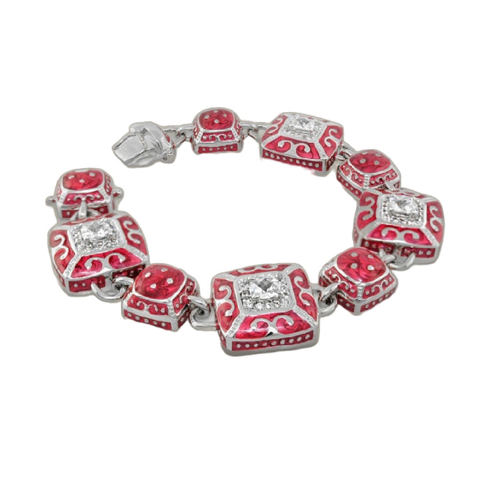Enamel Engagement Bracelet