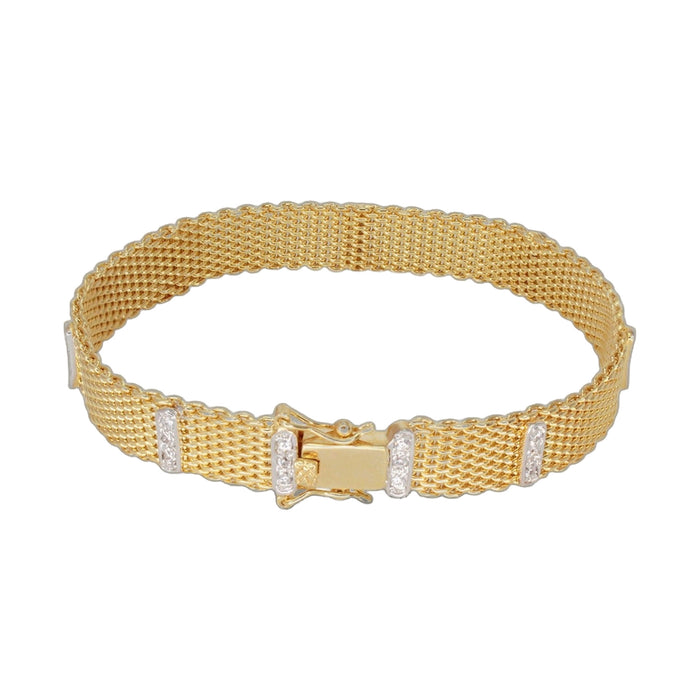 Cz Mesh Bracelet