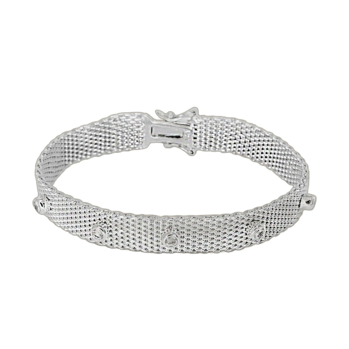 Cz Mesh Bracelet