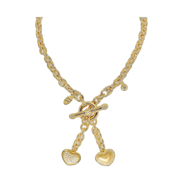 Double Heart Necklace