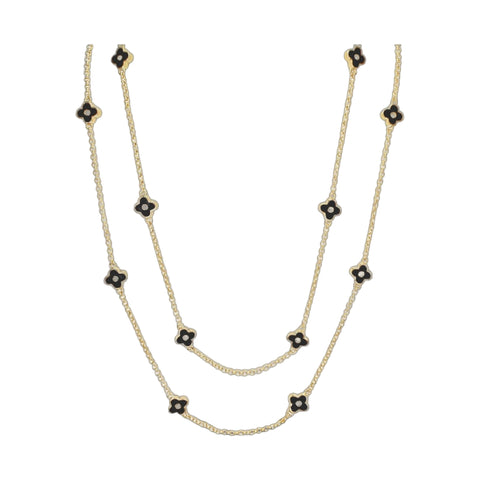 Daisy Love Necklace — 48-Inch Framed Flower