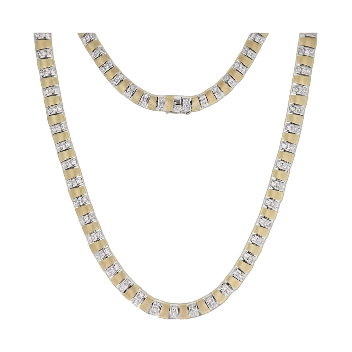 Two-Tone Bridal Necklace