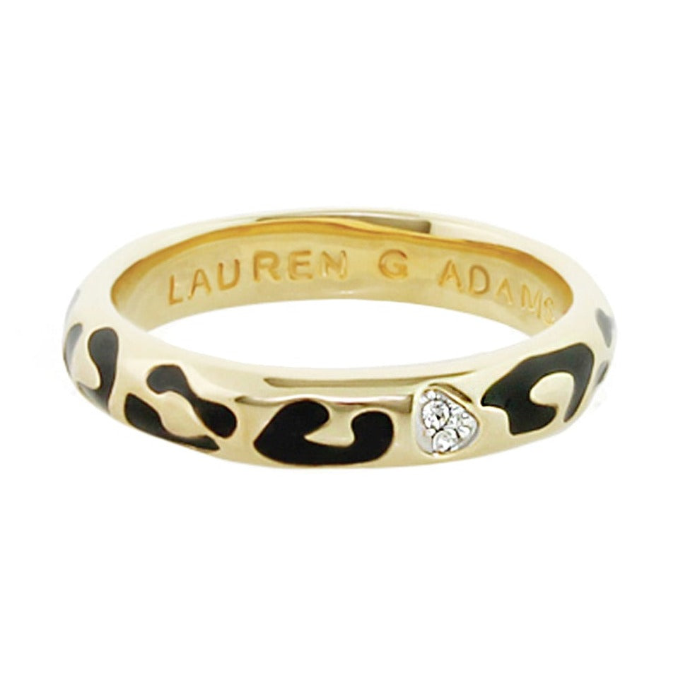 Sweet Leopard Stackable Ring