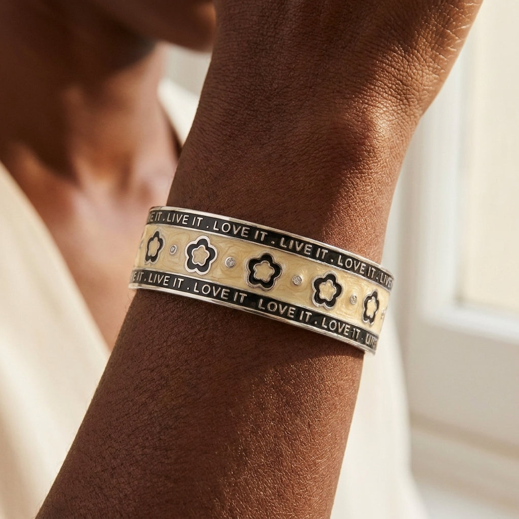 Live It . Love It Slip On Bangle worn