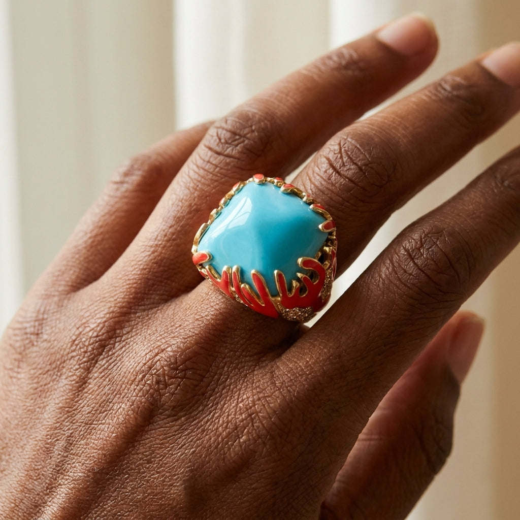 Pretty Little Things Ring worn