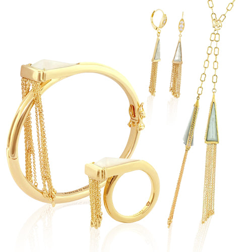 Boho and retro jewelry for women – hippie crystal feather and ethnic motif pieces at Lauren G Adams