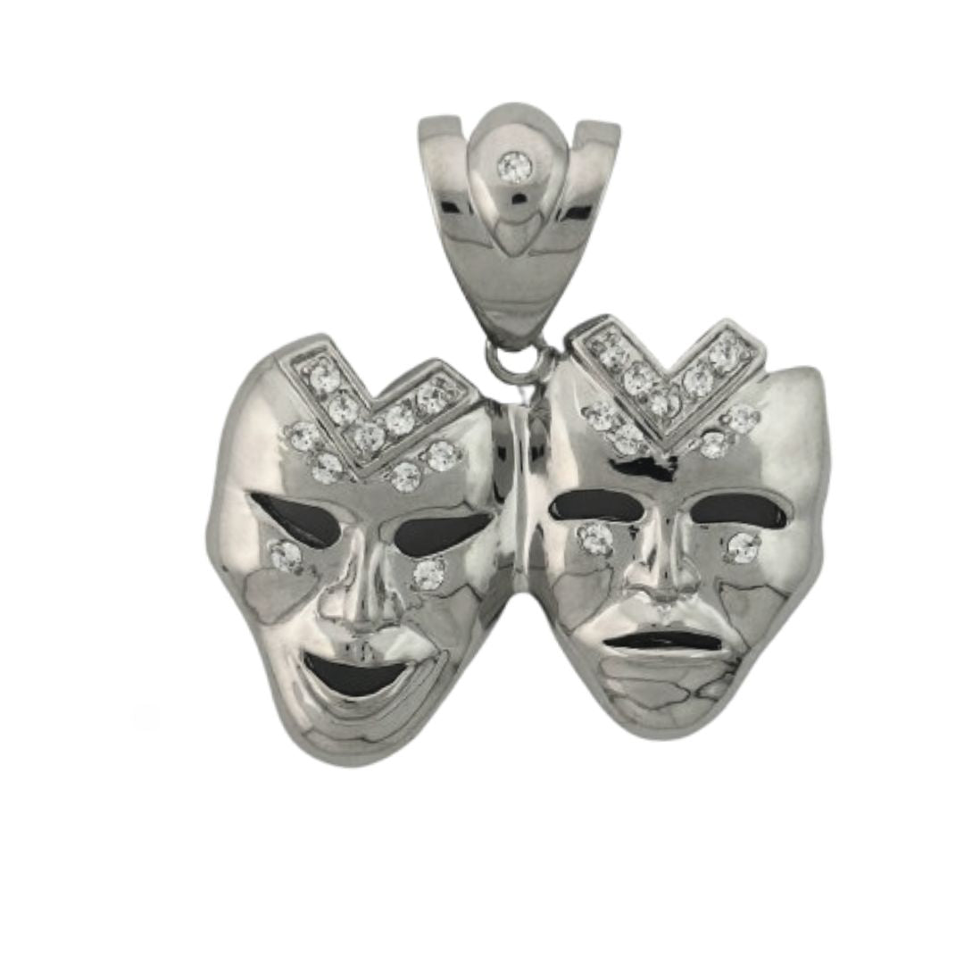 Drama Mask Charm Pendant