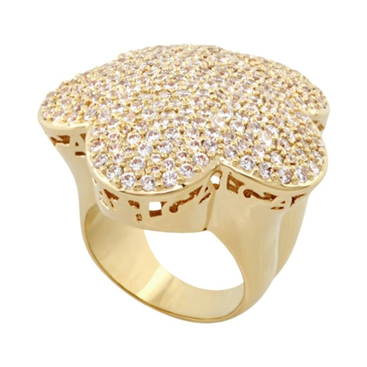 Shiny Daisy Cocktail Ring