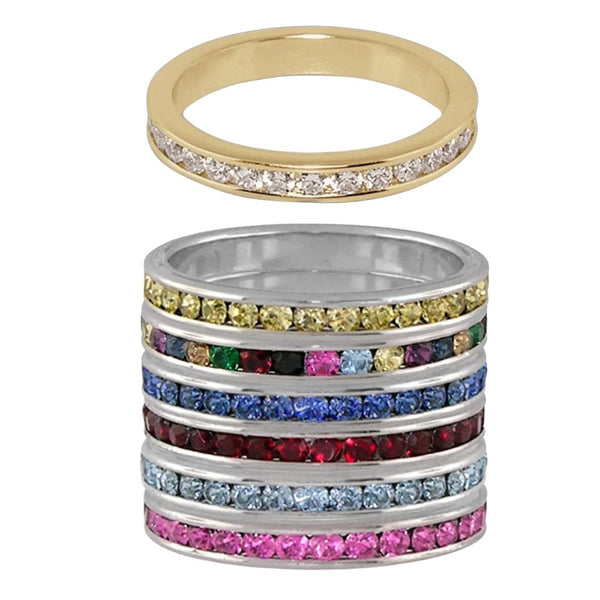 Glamour Pave Stackable Ring