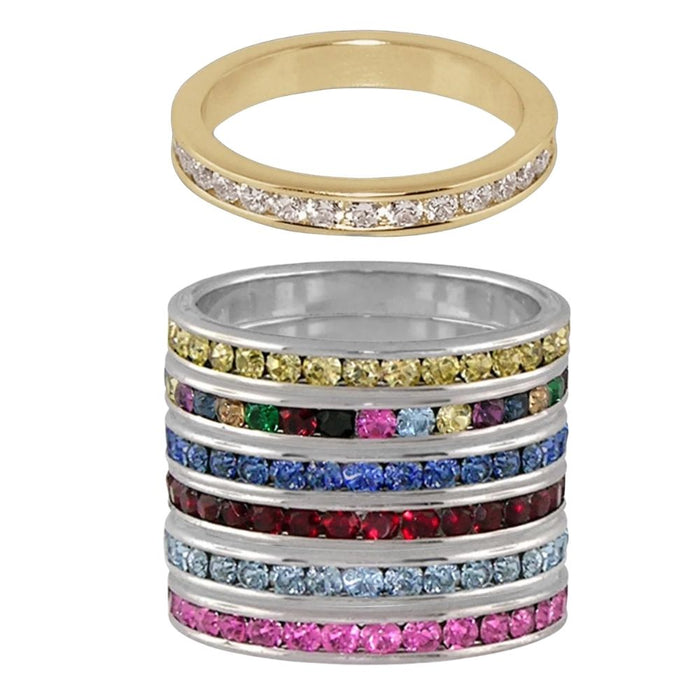 Glamour Pave Stackable Ring