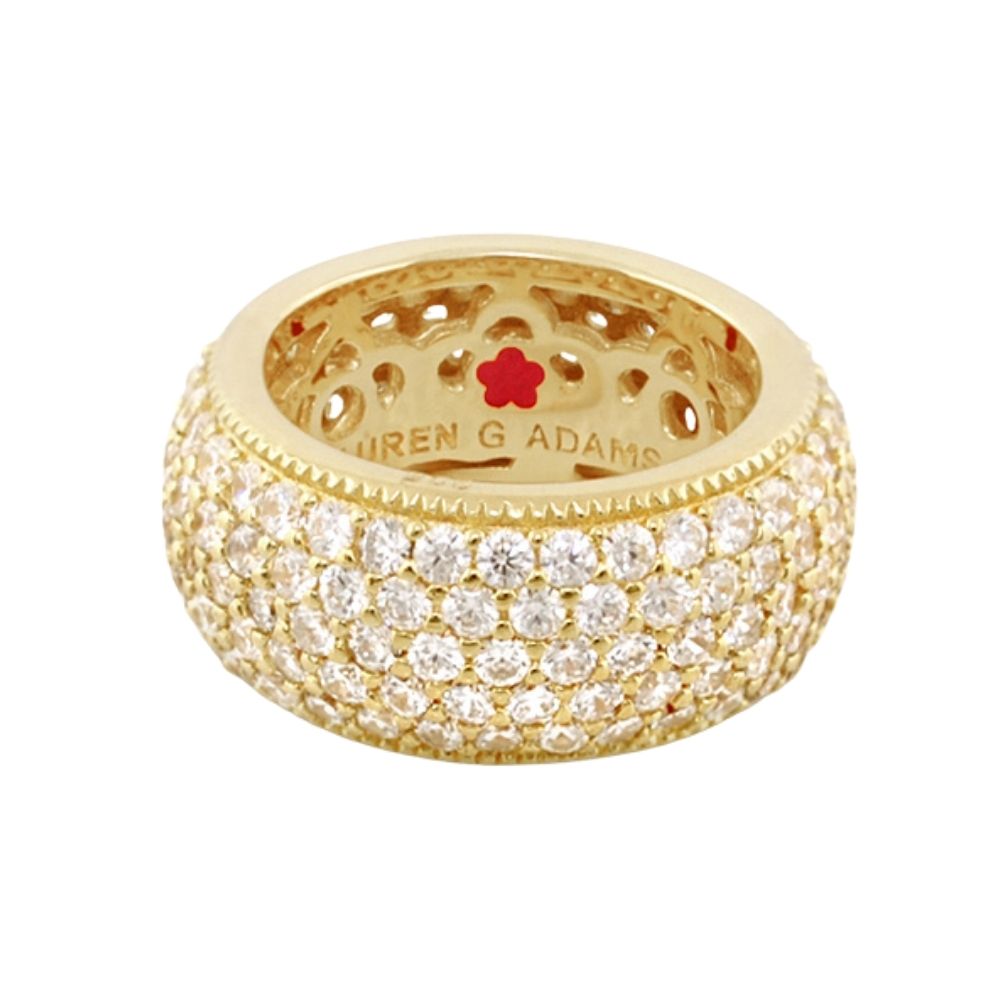 Glamour Pave Band Ring
