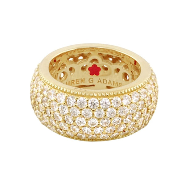 Glamour Pave Band Ring