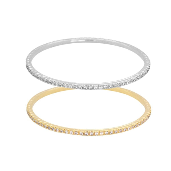 Glamour Pave Stackable Bangle