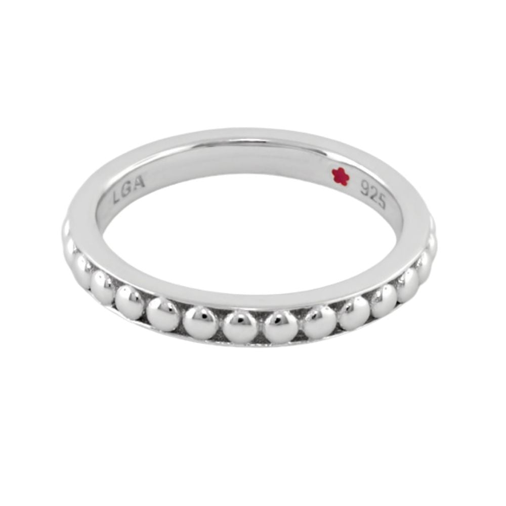 Layers of Love Stackable Ring — Bead Row Band