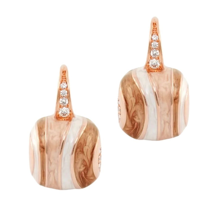 Stripes of Pave Earring