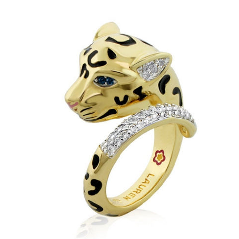 Sweet Leopard Cocktail Ring — Pavé Bypass