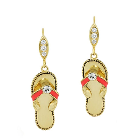 Eau Enamel Flip Flop Earrings