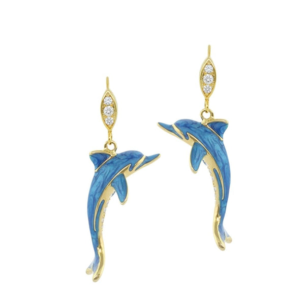 Eau Dolphin Earrings