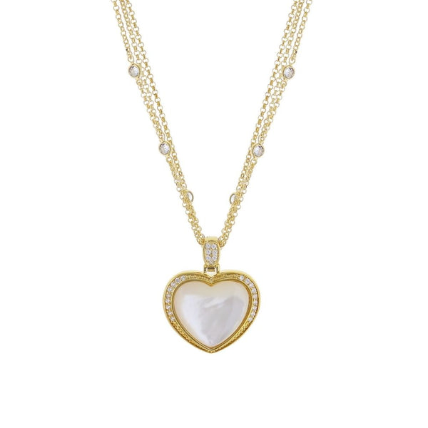Pave Love Necklace