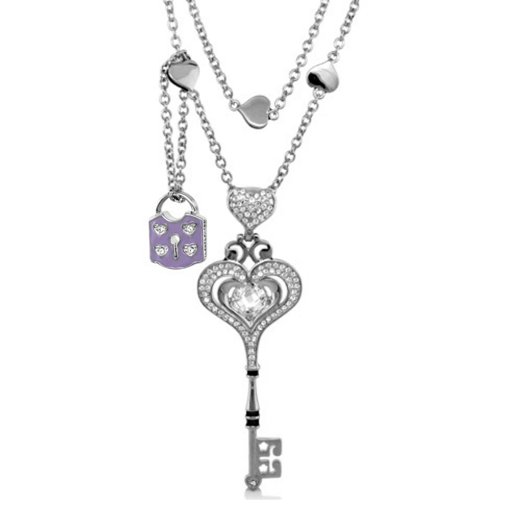 Key heart necklace