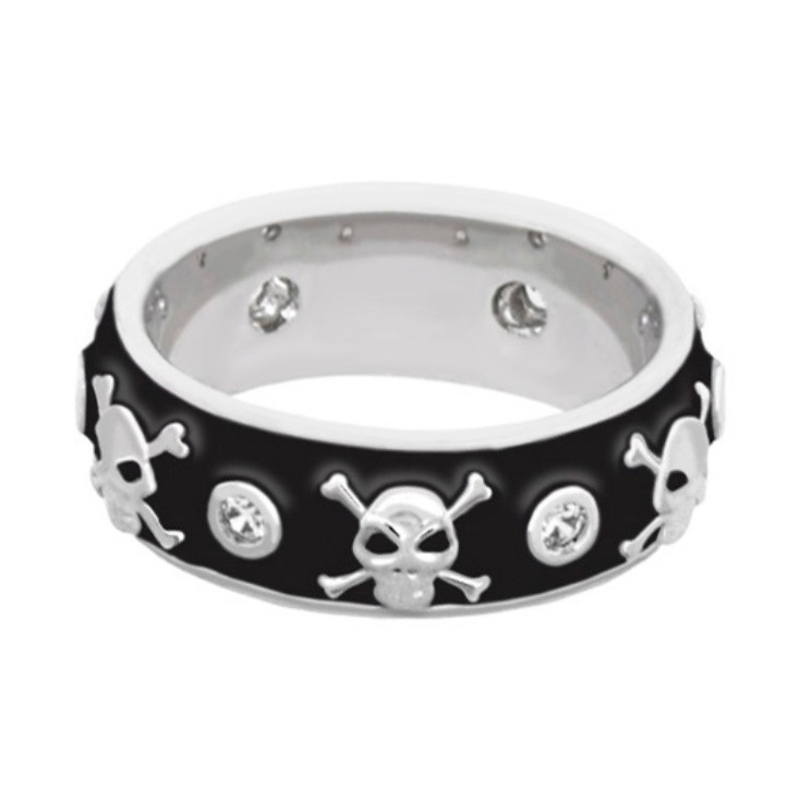 Skull Stackable Band Ring