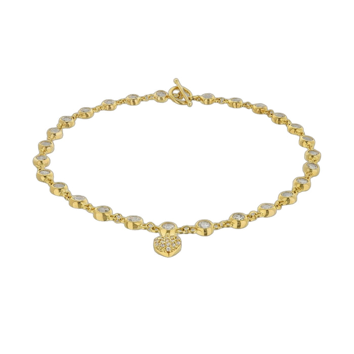 Lga 925 Heart Anklet