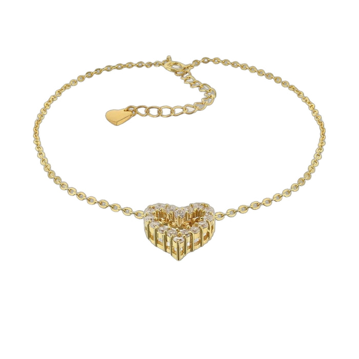 Lga 925 Heart Anklet