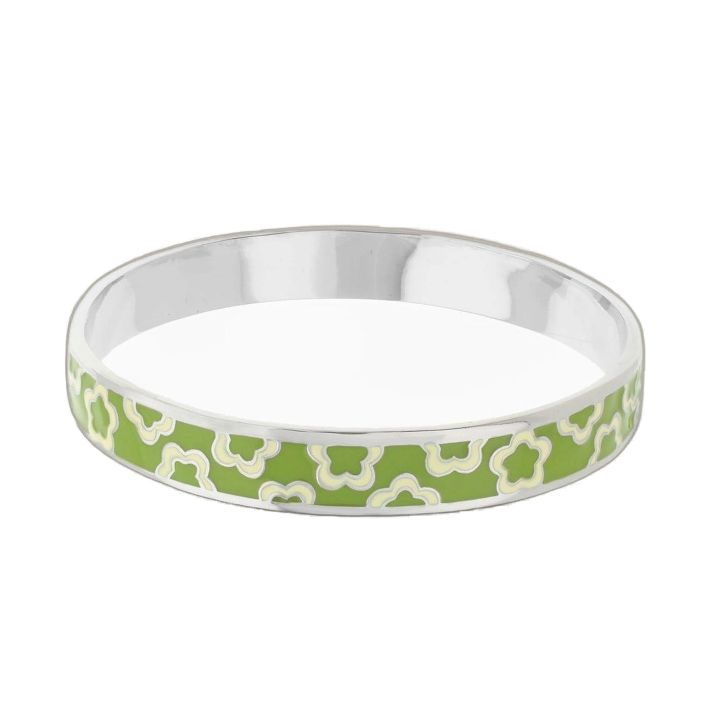 Flowers Design Slip-On Bangle
