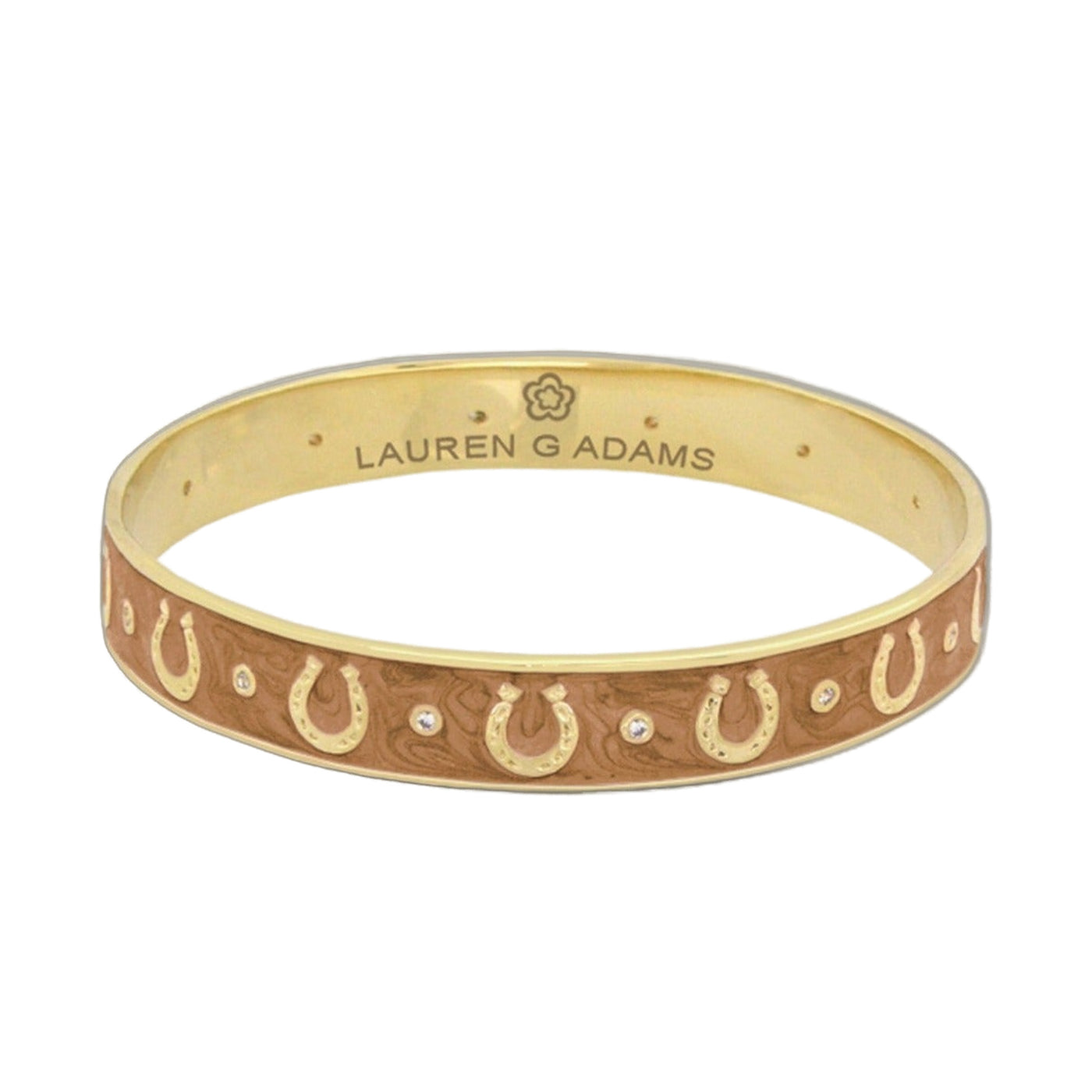 Equestrian Horseshoe Bangle
