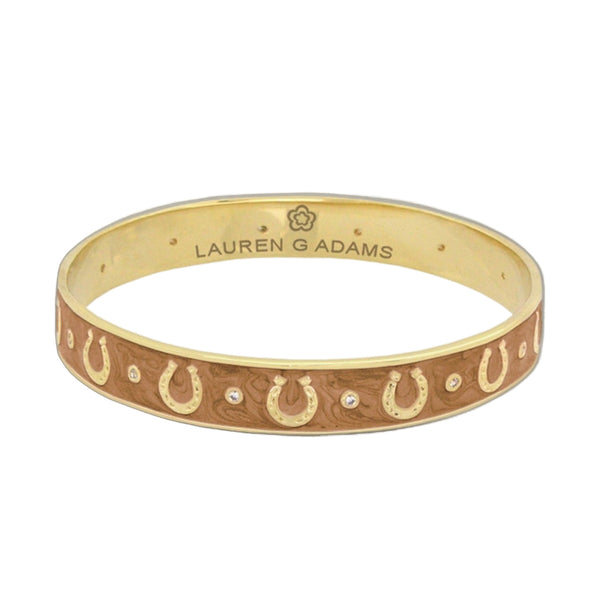 Equestrian Horseshoe Bangle