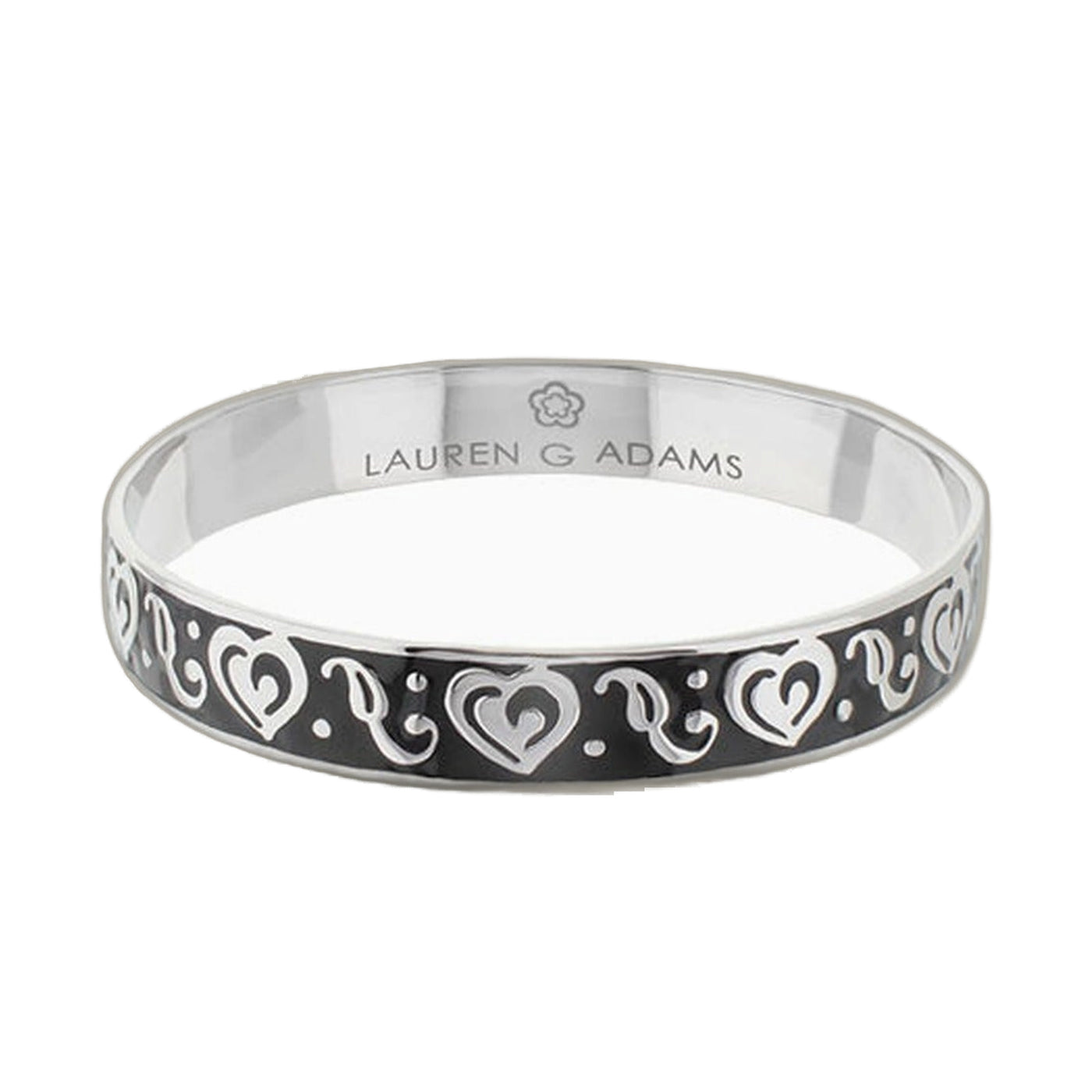 Hidden Hearts Slip-On Bangle
