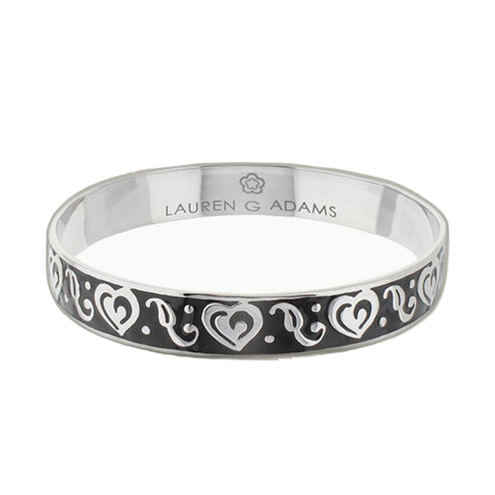 Hidden Hearts Slip-On Bangle
