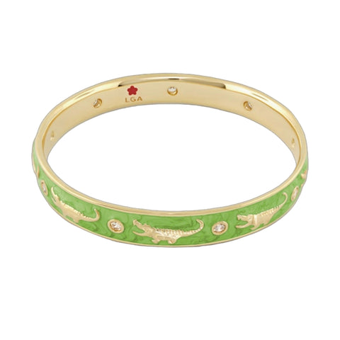 Animal Paradise Bangle — Slim Crocodile