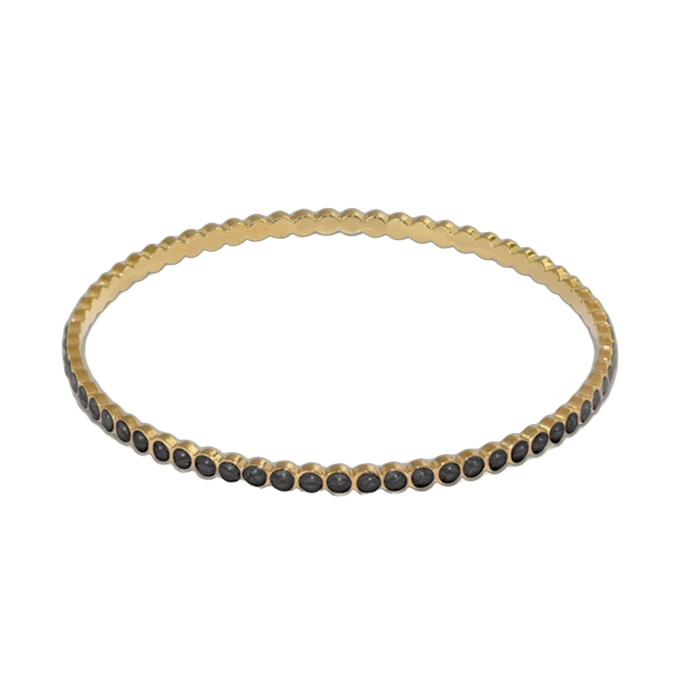 Stackable Enamel Dots Bangle