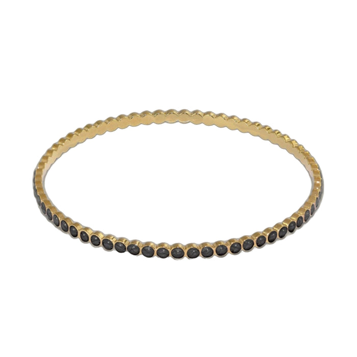 Stackable Enamel Dots Bangle