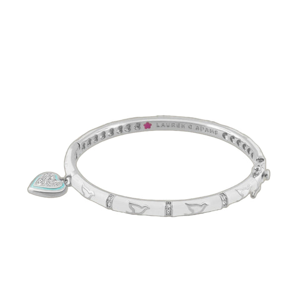 Peace and Dove Heart Bangle