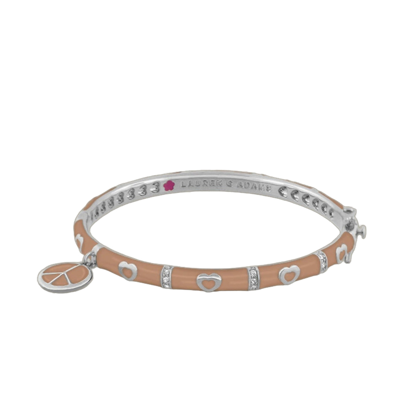 Charming 2 Peace Sign Bangle