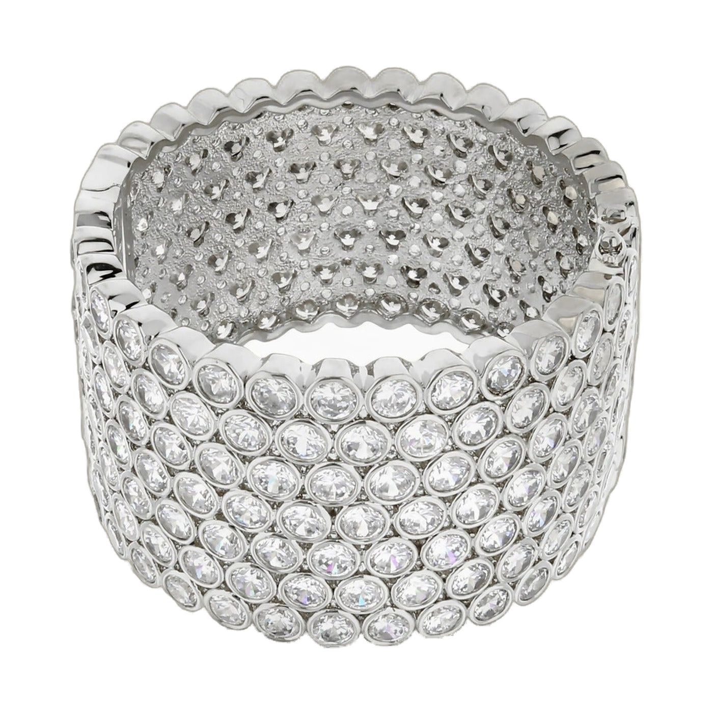Shimmer and Glimmer Pave Bangle
