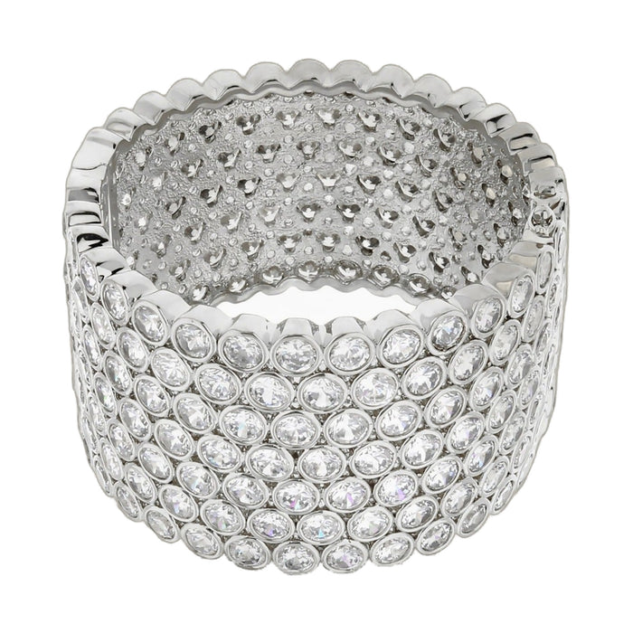 Shimmer and Glimmer Pave Bangle