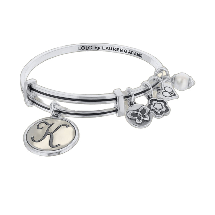 Initial K Bangle