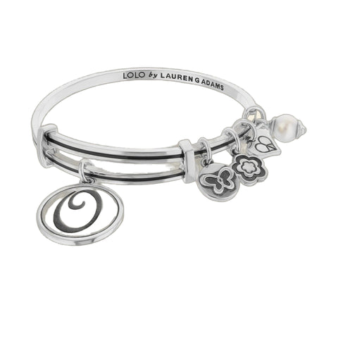 Initial O Bangle