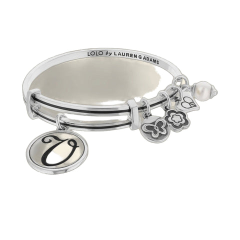 Initial V Bangle