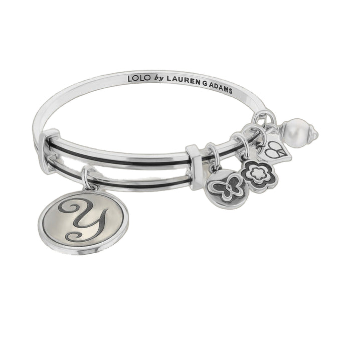 Initial Y Bangle