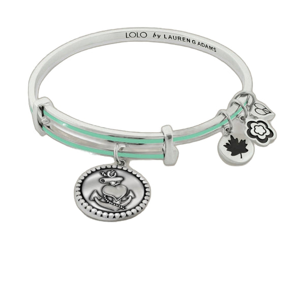 Lolo Anchor Heart Bangle.
