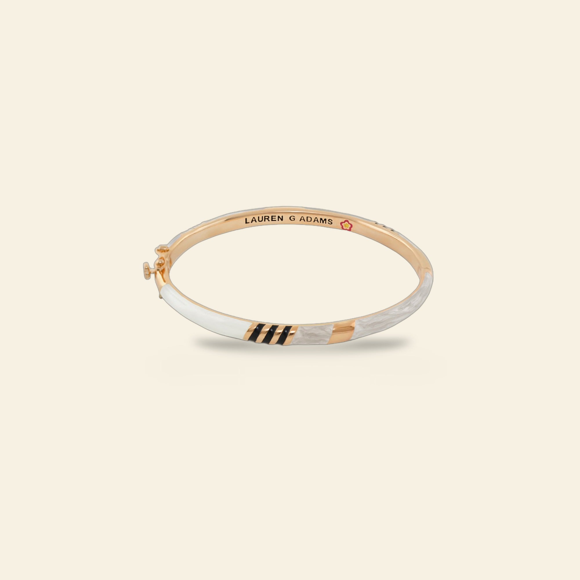 Moon Flower Stackable Bangle.