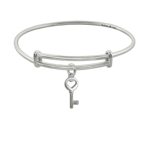 Sydney Leigh Heart Key Bangle