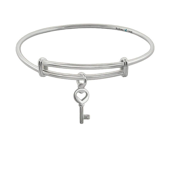 Sydney Leigh Heart Key Bangle
