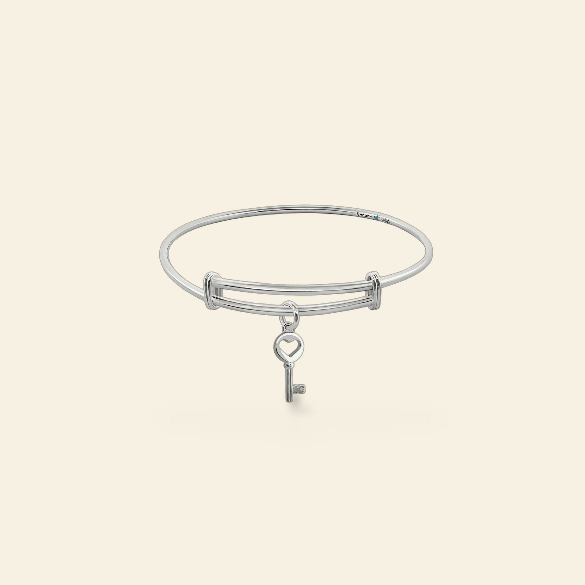 Sydney Leigh Heart Key Bangle